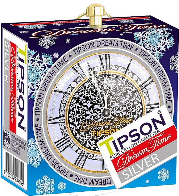 TIPSON Dream Time Christmas Blue Silver tin 30g