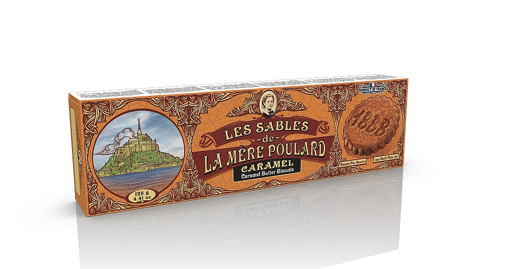 La Mère Poulard Les Sablés Caramel Butter Biscuits 125g