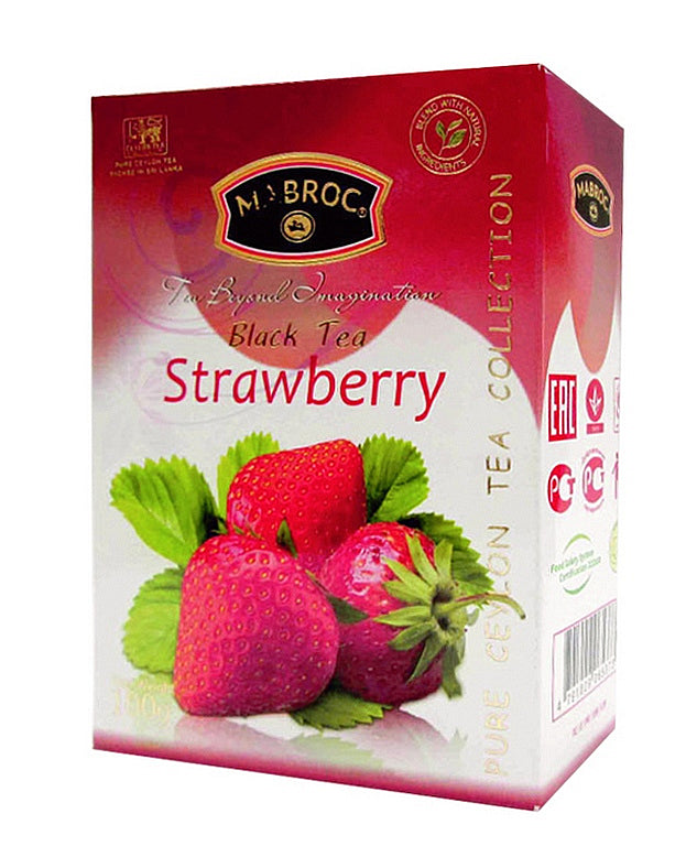 MABROC Black Tea Strawberry 100g