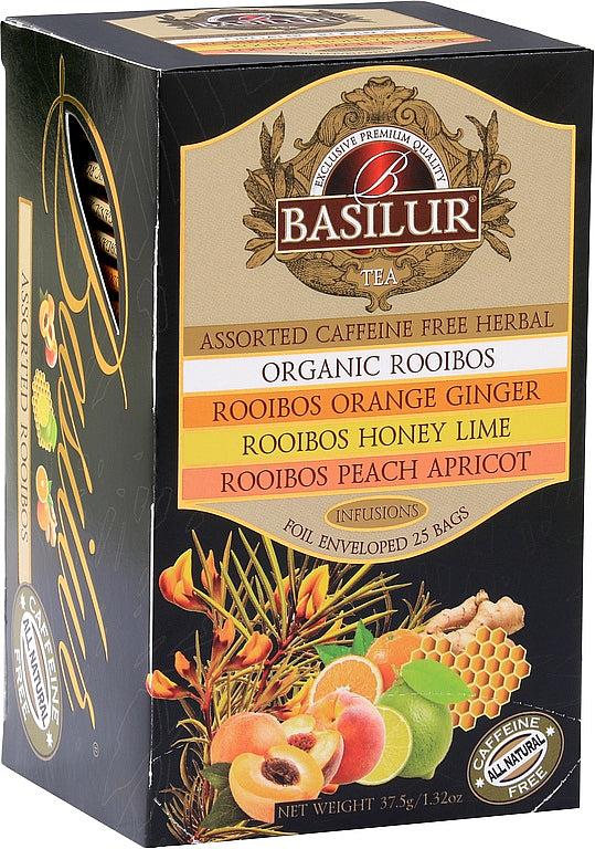 BASILUR Organic Rooibos Assorted 25x1,5g