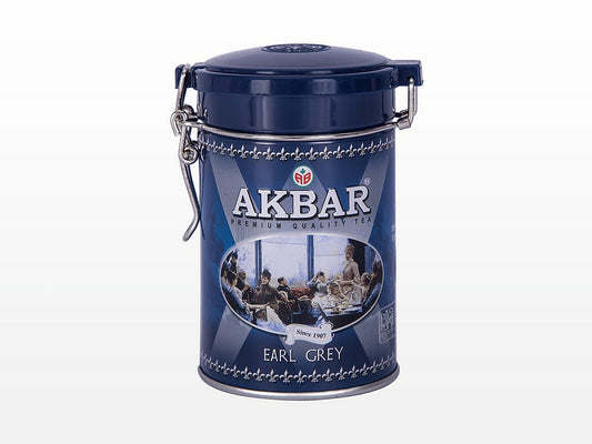 AKBAR Classic Earl Grey Ceylon Tea tin 100g