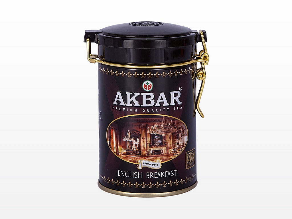 AKBAR English Breakfast Ceylon Tea tin 100g