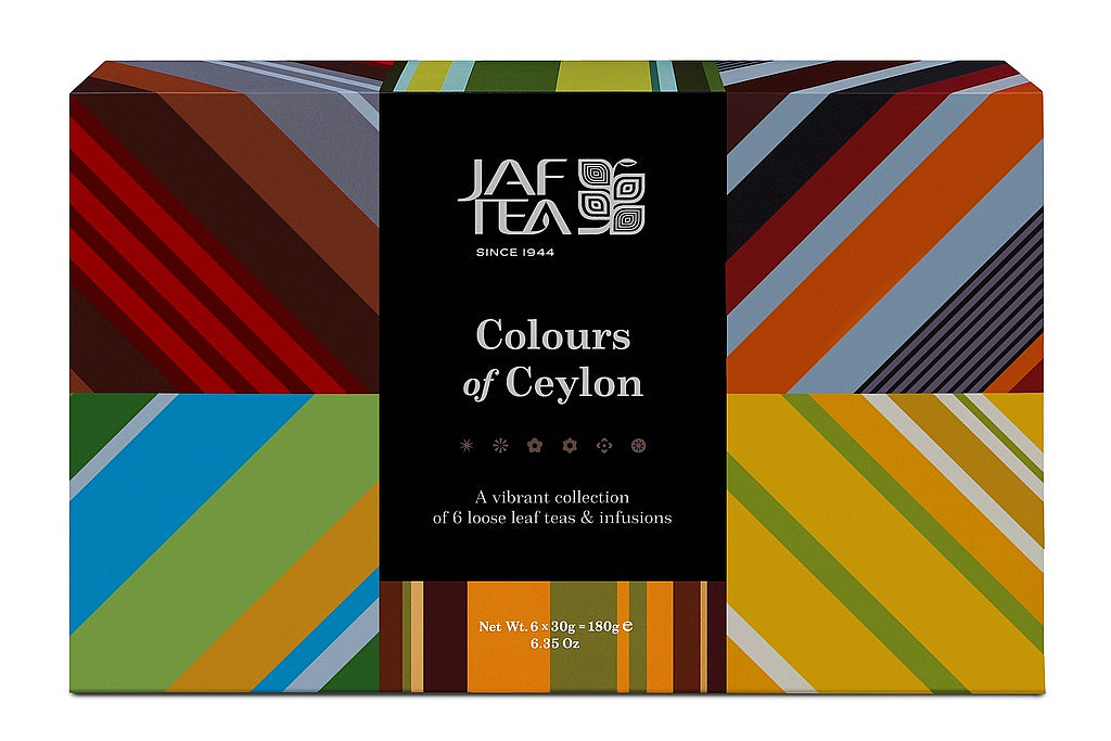 JAFTEA Box Colors of Ceylon Collection 6x30g