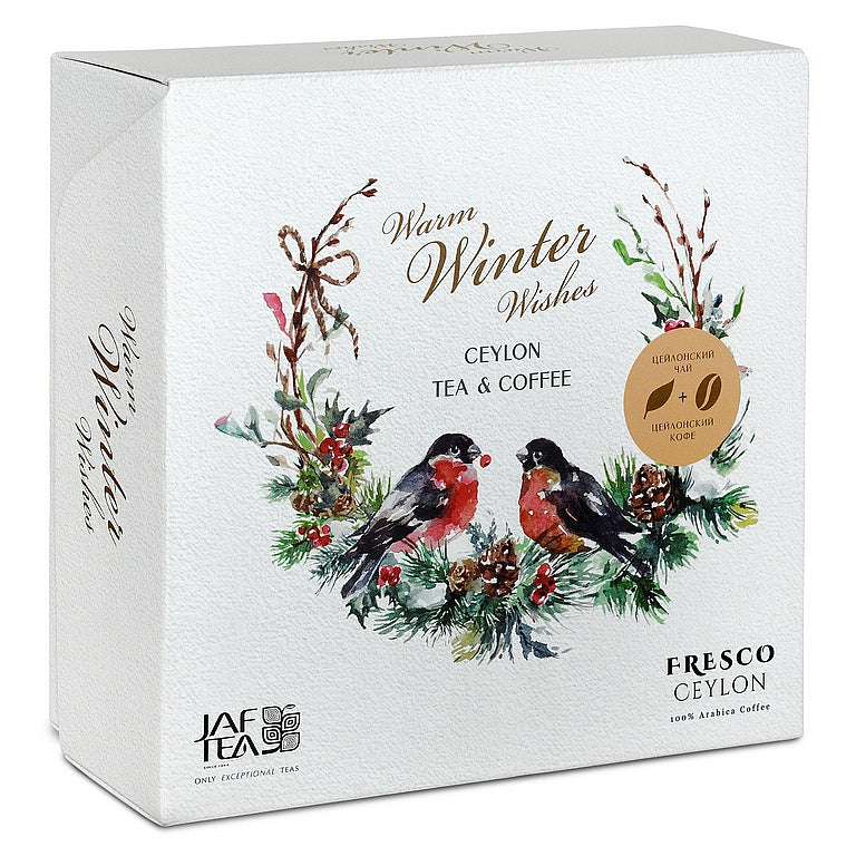 JAFTEA Box Warm Winter Wishes Tea & Coffee grain 80g