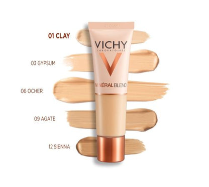 Vichy Minéral Blend Shade 01 Clay Moisturizing Makeup 30 ml