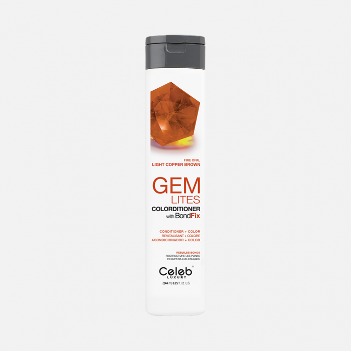 Celeb Luxury Gem Lites Colorditioner Fire Opal Light Copper Brown 244 ml