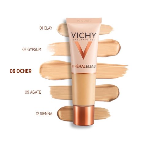 Vichy Minéral Blend Shade 06 Ocher Moisturizing Makeup 30 ml