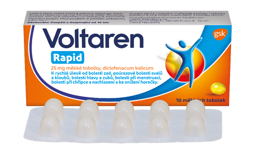 Voltaren Rapid 25 mg 10 capsules
