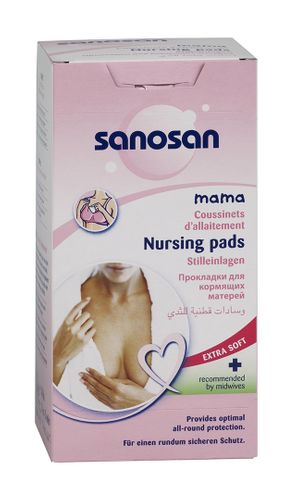Sanosan Mamma Breast liners for breastfeeding mothers 30 pcs