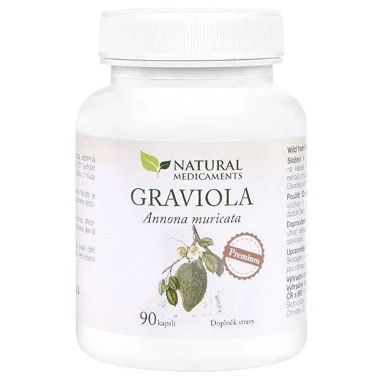 Natural Medicaments Graviola anona (Annona muricata) 90 capsules