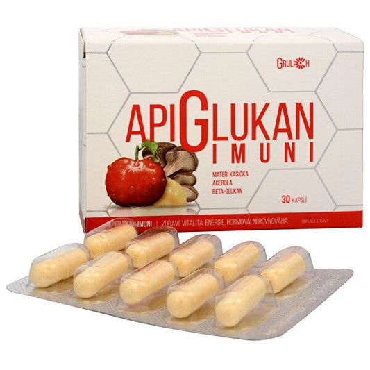 Grulich Apiglukan Imuni 30 capsules