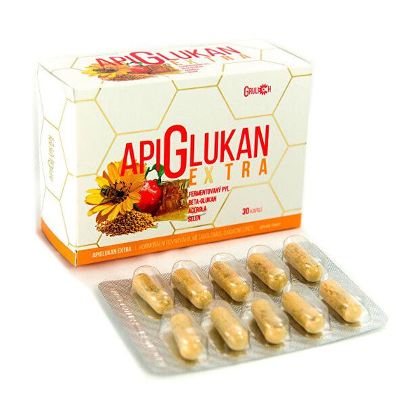 Grulich Apiglukan Extra 30 capsules