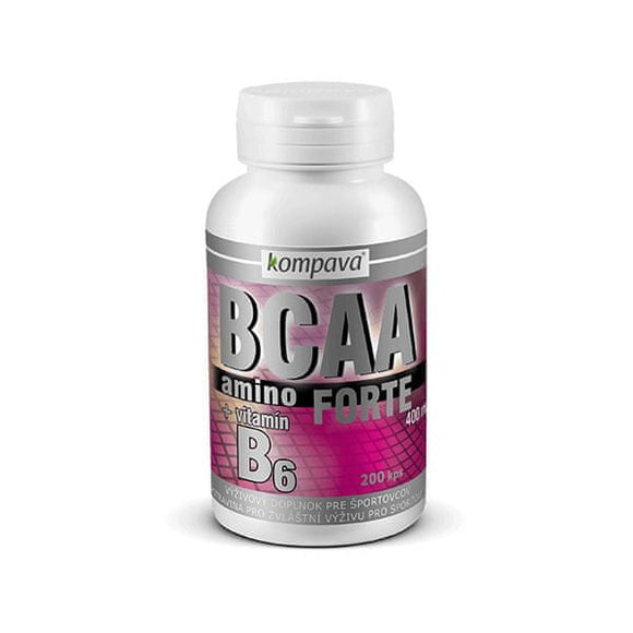 Kompava Amino BCAA Forte 2: 1: 1,400 mg / 200 capsules