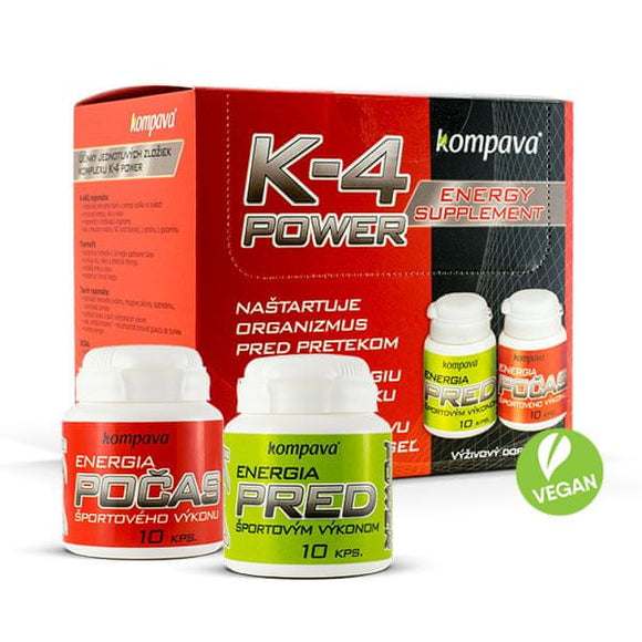 Kompava K4 Power 6 + 6 before and during the performance / 12 capsules