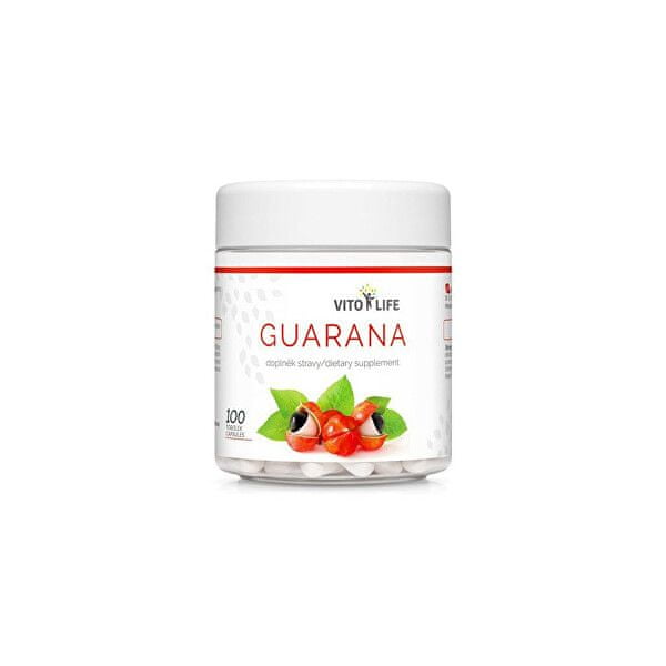 Vito life Guarana 400 mg (12% caffeine), 100 capsules