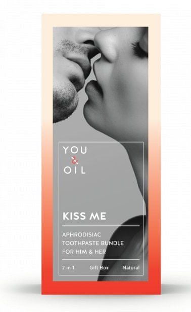 You & Oil Set of aphrodisiac toothpastes Kiss Me For Him & Her 2 x 70 g
