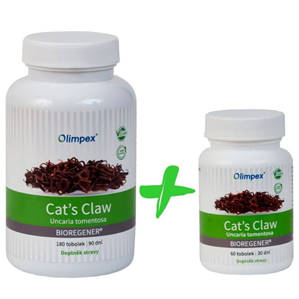 Olimpex Cat´s Claw 180 capsules + 60 capsules free