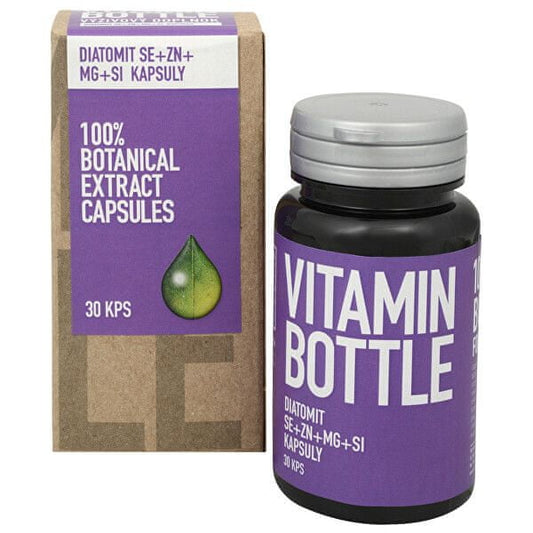 Vitamin-Bottle DIATOMIT Se + Zn + Mg + Si 30 capsules