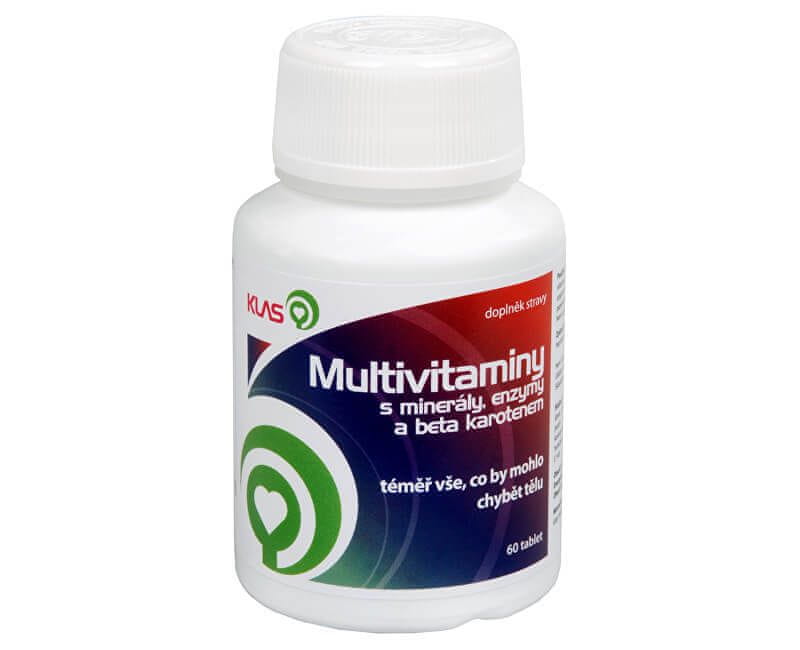 Klas Multivitamins plus minerals and enzymes 60 tablets