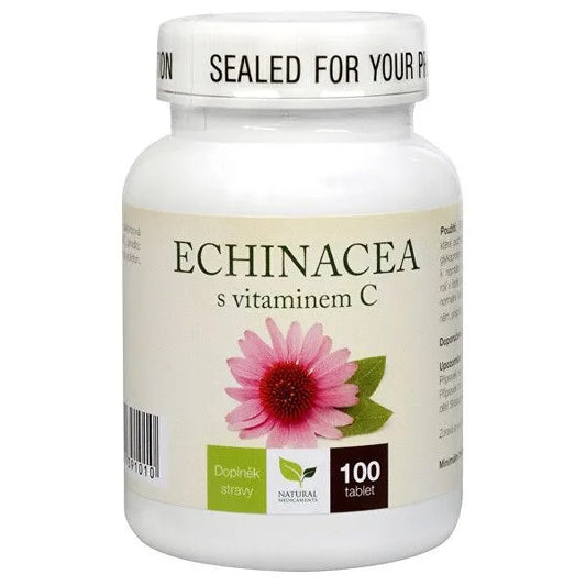 Natural Medicaments Echinacea with vitamin C 100 tablets