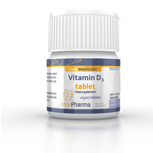 mcePharma Vitamin D ODT 1000 IU, 30 tablets