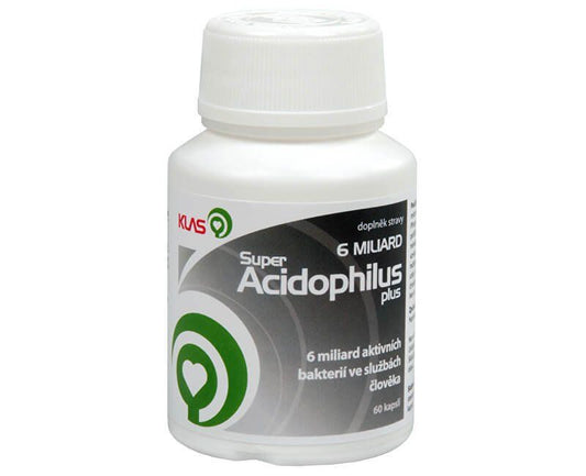 Klas Super Acidophilus plus 6 billion 60 capsules