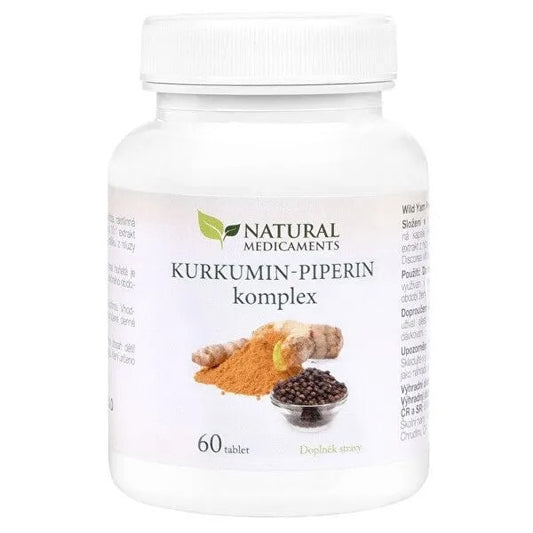 Natural Medicaments Curcumin-piperine complex 60 tablets