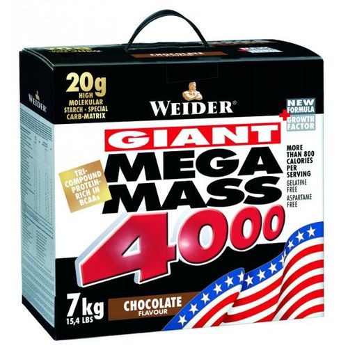 WEIDER Giant Mega Mass 4000 chocolate 7000 g – My Dr. XM