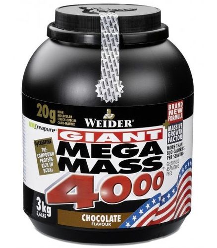 Buy Weider Mega Mass 4000 3000g from £36.58 (Today) – Best Deals