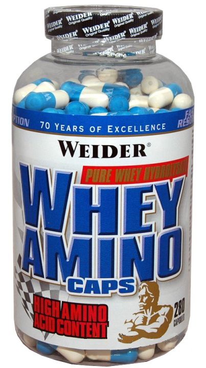 WEIDER Whey Amino Caps 280 capsules - mydrxm.com