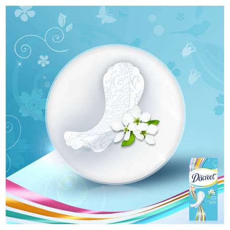 Discreet DEO Spring Breeze panty liners 100 pcs