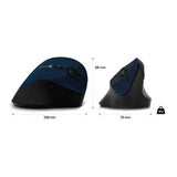 Connect IT CMO-2700-BL ergonomic vertical mouse blue