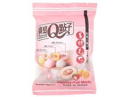 MOCHI RICE CAKES INDIVIDUALLY PACKED FRUIT MIX 120 g