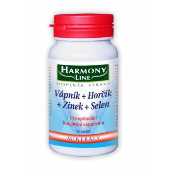 Harmony Line Calcium + Magnesium + Zinc + Selenium 60 tablets - mydrxm.com