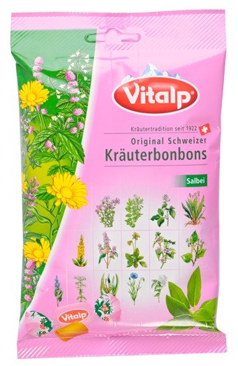 Original Swiss candies VITALP sage 75g