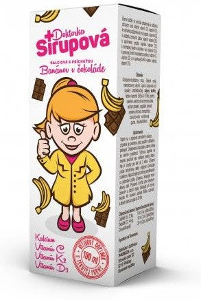 Pharmadis Doctor Calcium Syrup Bananas in chocolate 100ml for Girls