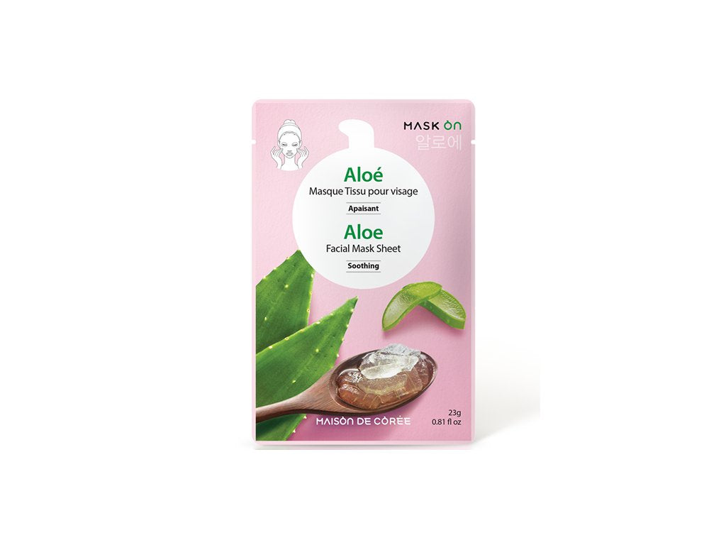 MASK ON ALOE FACIAL SHEET MASK 23 ml KOREA