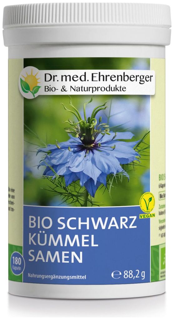 Dr. Ehrenberger black cumin seed 180 capsules BIO