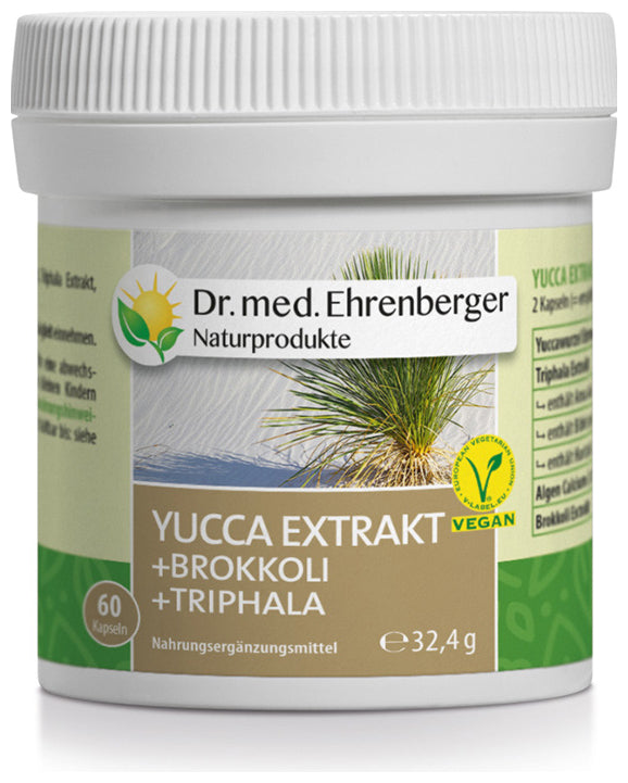 Dr. Ehrenberger Yucca Extract + Broccoli 60 Capsules