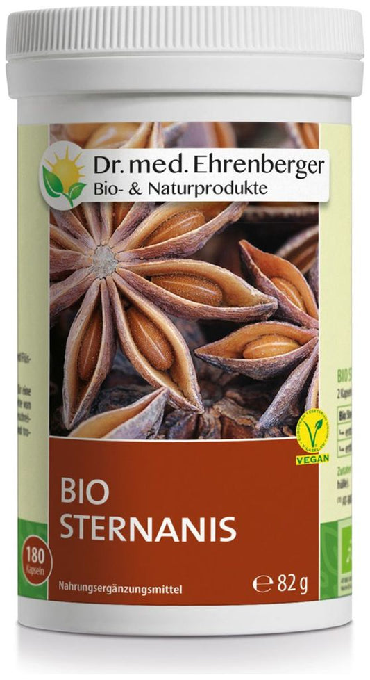 Dr. Ehrenberger Star Anise 180 Capsules BIO