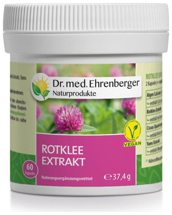 Dr. Ehrenberger Red Clover Extract + Yams 60 Capsules