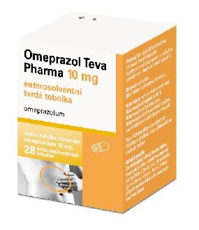 OMEPRAZOLE TEVA PHARMA 10MG 28 capsules