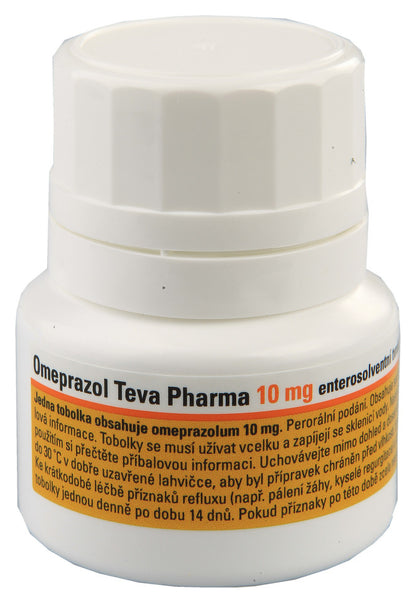 OMEPRAZOL TEVA 10mg - 28 capsules