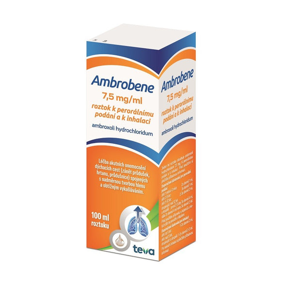 Ambrobene 7.5 mg / ml solution 100 ml cough relief