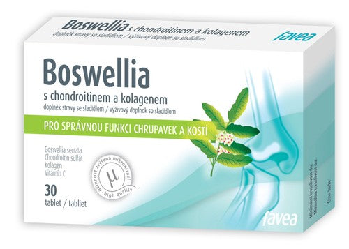 Favea Boswellia with chondroitin and collagen 30 tablets
