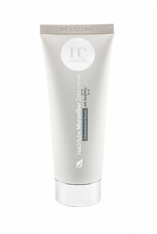 Novacare natural build-up toothpaste for tooth enamel repair with zeolite and microsilver 75 ml