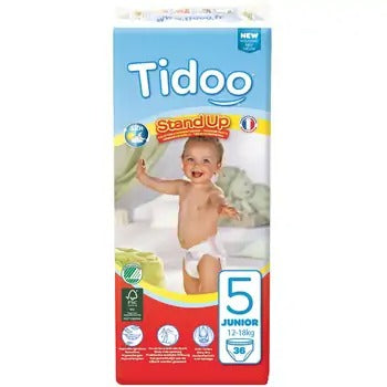 Tidoo 5 Junior 12-18 kg baby training diapers 36 pcs