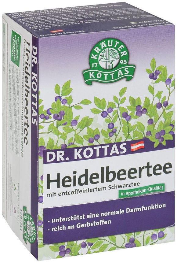 Dr. Kottas blueberry with decaf black tea 20 teabags