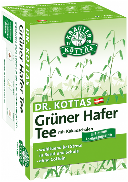 Dr. Kottas green oat tea with cocoa shells tea 20 teabags