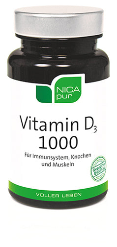 NICApur Vitamin D3 1000 - 120 capsules